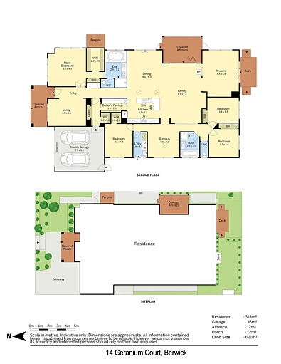 फ्लोर प्लान - 14 Geranium Court, Berwick, VIC 3806