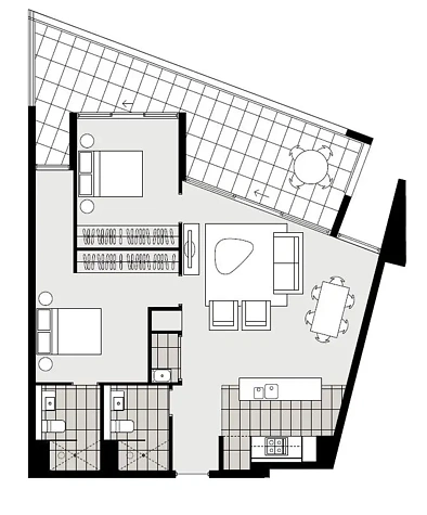 47/834 Bourke Street, Waterloo, NSW 2017, 2 slaapkamers, 2 badkamers, Apartment