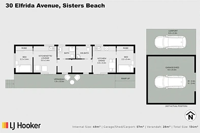30 Elfrida Avenue, Sisters Beach, TAS 7321, 2 slaapkamers, 2 badkamers, House
