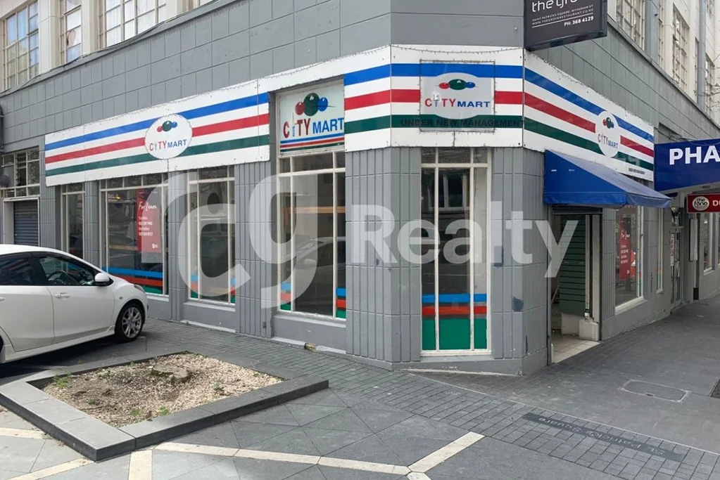 Auckland Central Corner Retail Shop | 133m2 | City Centre