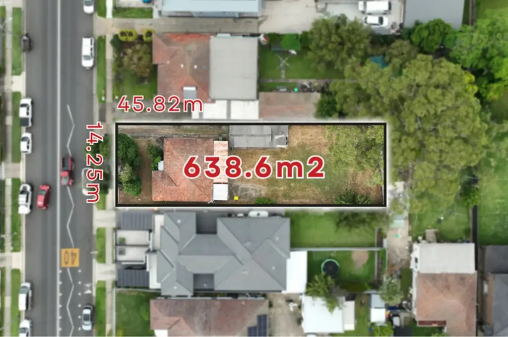 Merrylands West 3Phòng ngủ PREMIER 638.6sqm BLOCK WITH 14.25M FRONTAGE & DUPLEX POTENTIAL (STCA)