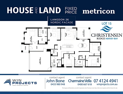 Lot 15 Christensen Ridge, Nikenbah, Wide Bay, 4 rūma, 2 rūma horoi, House