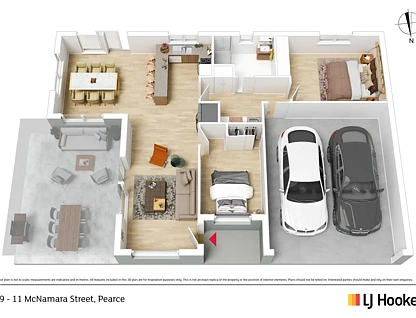 1/9-11 McNamara Street, Pearce, ACT 2607, 2房, 1浴, Townhouse