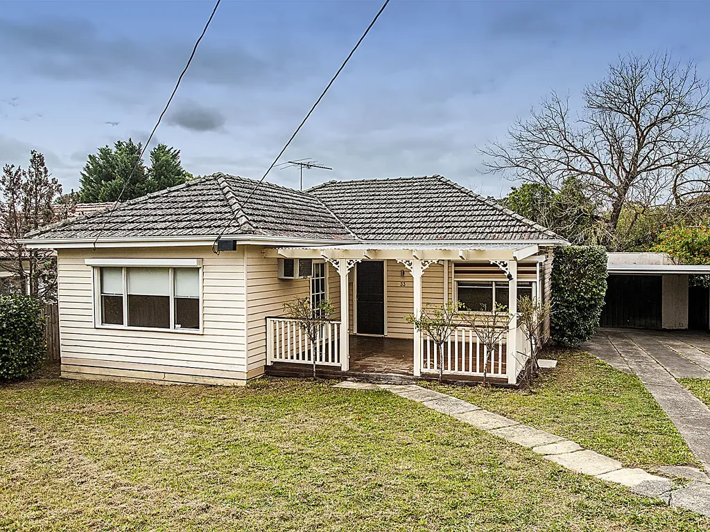 Three bedroom weatherboard home