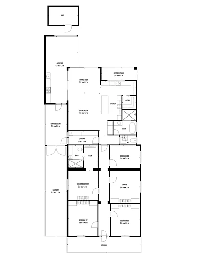 फ्लोर प्लान - 22 Adelaide Street, Maylands, SA 5069