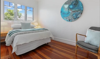 Two double-sized bedrooms in Parnell.