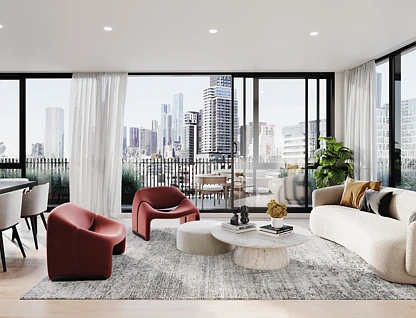 G09/218-228 Stanley Street, West Melbourne, Melbourne CBD, 2 રૂમ, 2 બાથરૂમ, Apartment