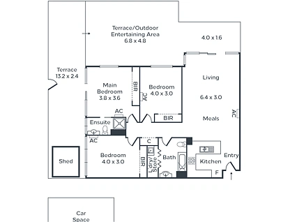 205/148 Wells Street, South Melbourne, Melbourne CBD, 3 Kuwarto, 2 Banyo, Apartment