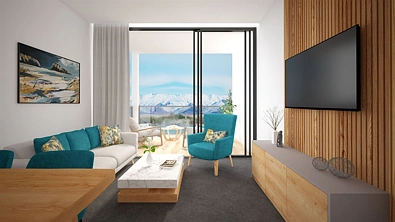 Unit E/4/B5 Wyndham Gardens Lake Tekapo Development, Lake Tekapo, 1房, 1浴, Apartment