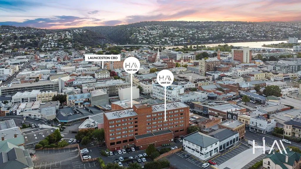 Launceston 1ਬੈੱਡਰੂਮ Prime Affordable Investment Opportunity – Two Stylish City Units in Launceston CBD!