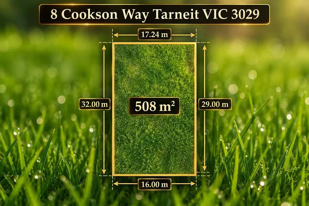 Tarneit 优质房屋土地套餐 | 508平方米转角地块 | Orchard Estate, Tarneit PRIME LOCATION | NORTH FACING | 507sqm