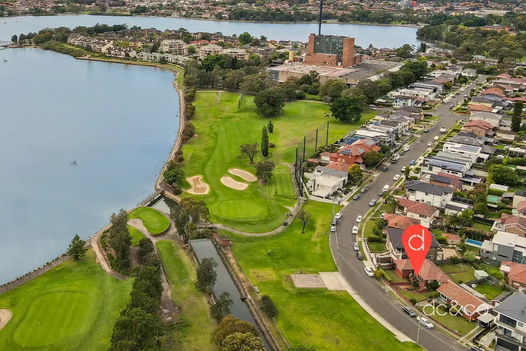 Peaceful Concord setting with water and golf course views
