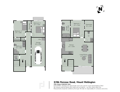 3/186 Penrose Road, Mt Wellington, Auckland City, Auckland, 3房, 2浴, 城市屋