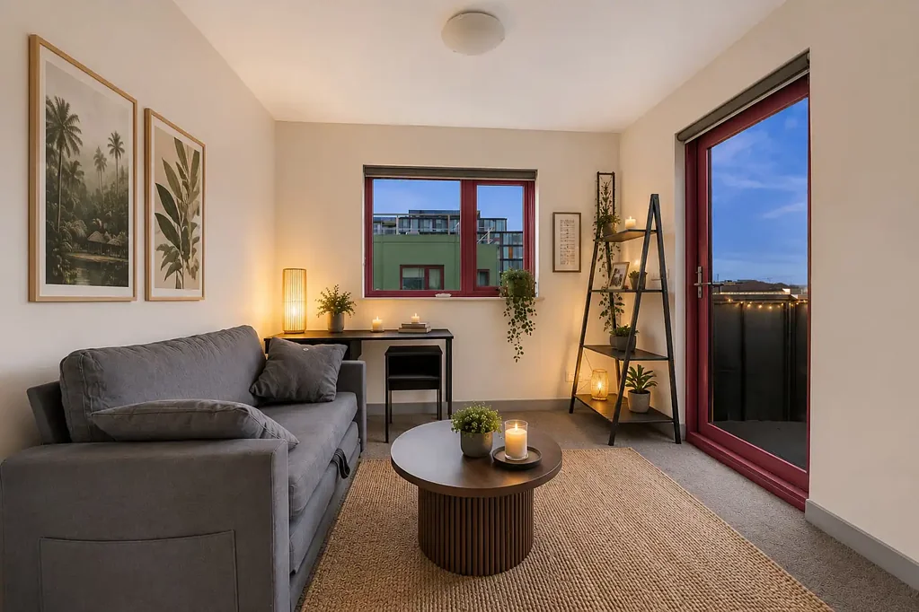 Fully Furnished Carlton Living with Private Balcony & City Views