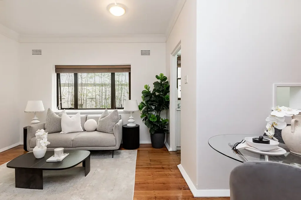 Tranquil studio in stylishly updated building