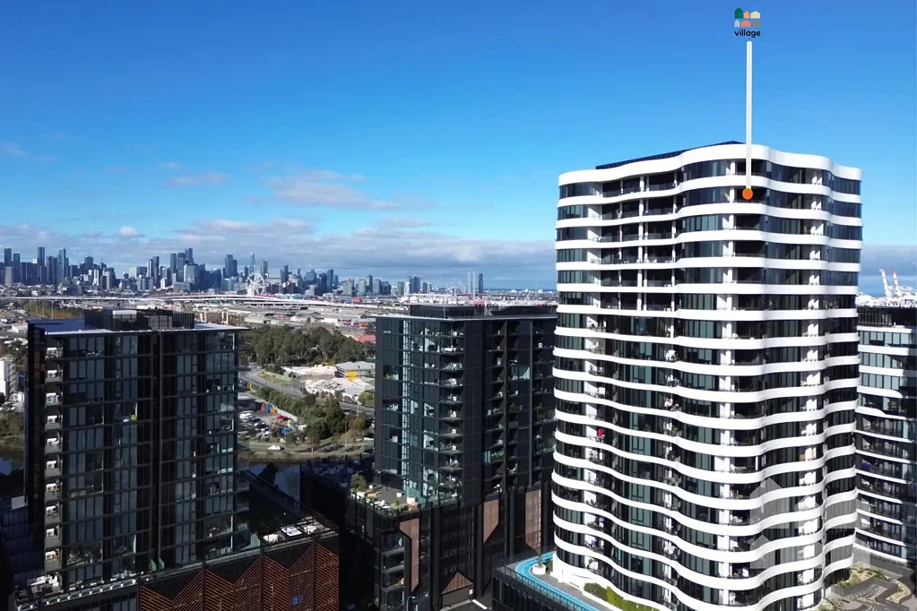 Footscray 2Phòng ngủ Contemporary elegance with striking views