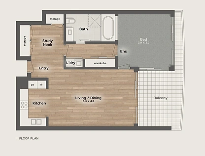 1302/9 Ferny Ave, Surfers Paradise, Gold Coast, 2 ห้องนอน, 1 ห้องน้ำ, Apartment