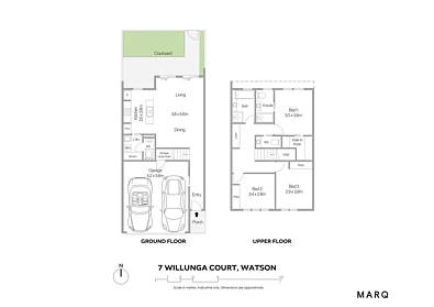 7 Willunga Court, Watson, ACT 2602, 3 rūma, 2 rūma horoi, Townhouse