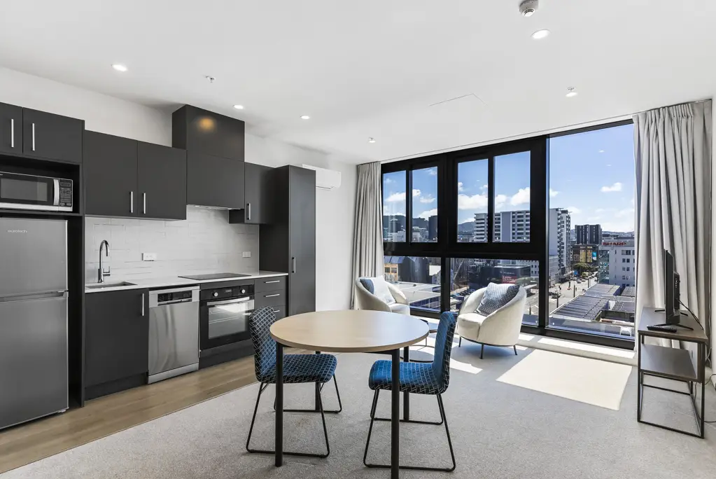 Te Aro 1ਬੈੱਡਰੂਮ Sunny Top Floor Apartment