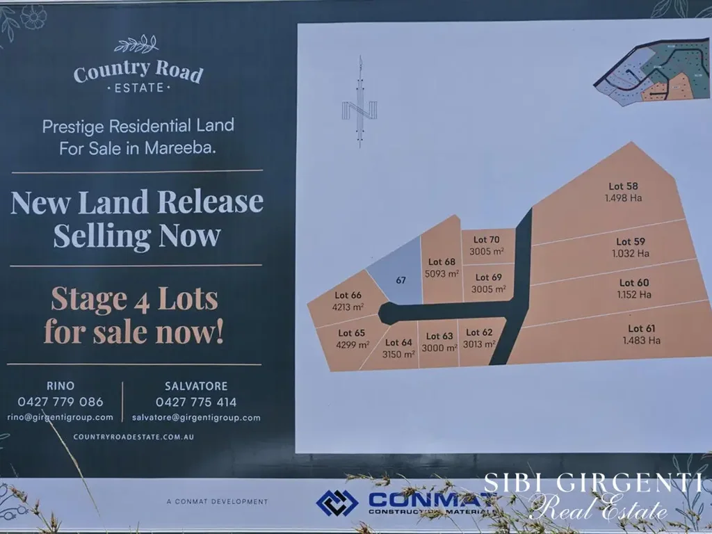 LOT 69 Country Road Estate, Mareeba, QLD 4880
