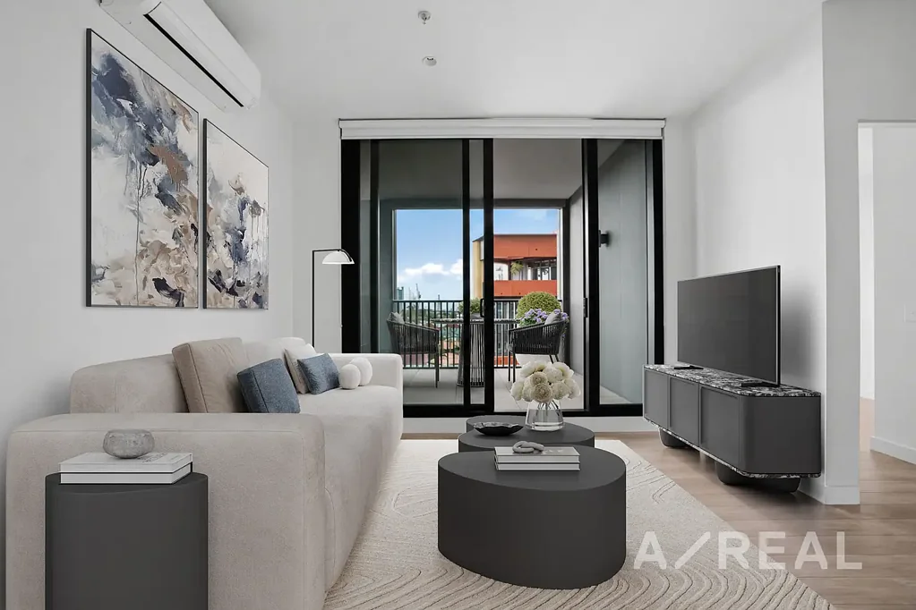 South Melbourne 1房 独立家庭办公室 宽敞户外空间 高端住户设施 石材台面厨房 自然光线充足 罕见步入式储物 南墨高端位置 周边设施便捷 Work, Live & Entertain in South Melbourne's Landmark R.Iconic Development