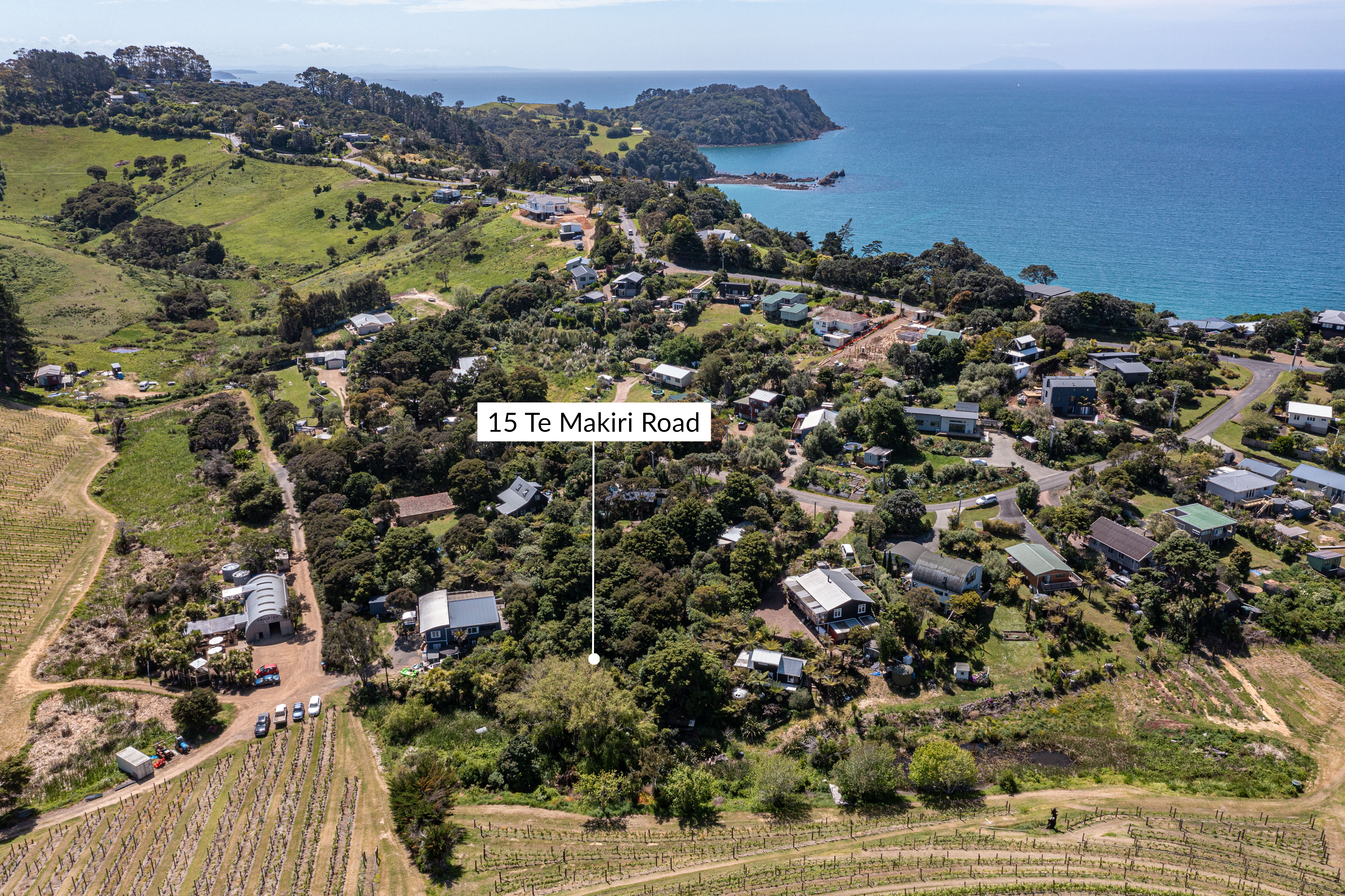 15 Te Makiri Road, Onetangi, Auckland, 3 રૂમ, 1 બાથરૂમ, Section