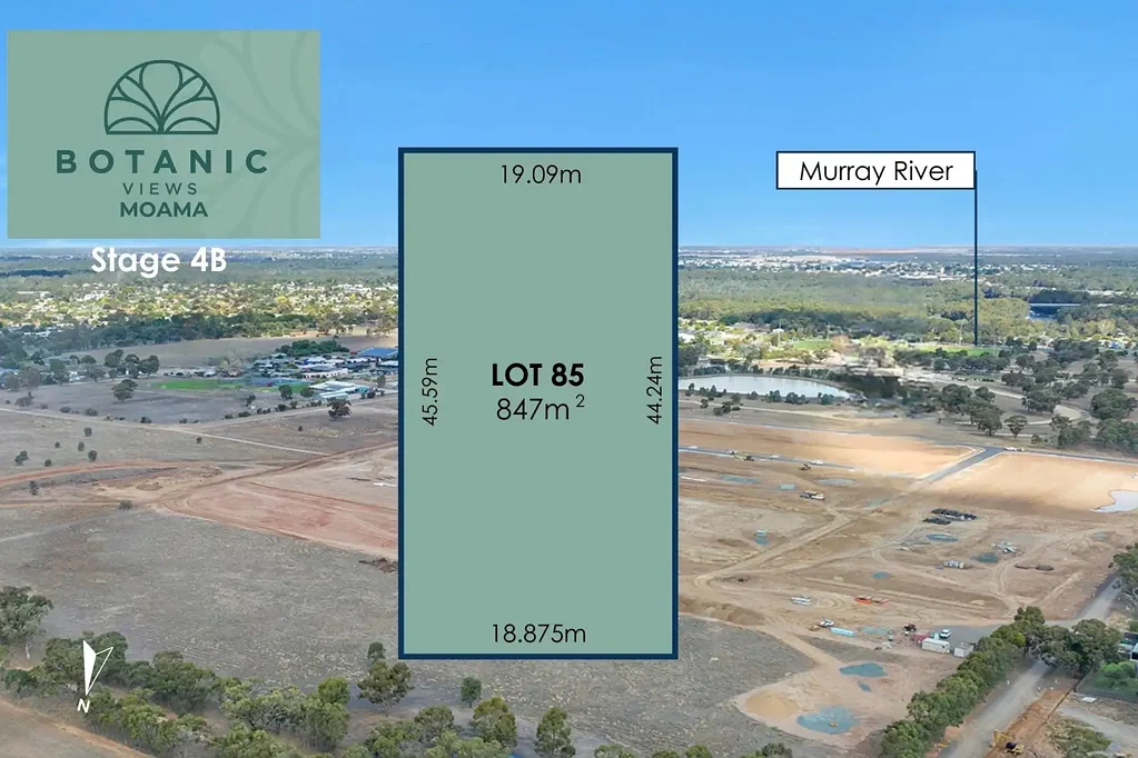 Moama  Botanic Views Estate Stage 4B– Premium Residential Allotments