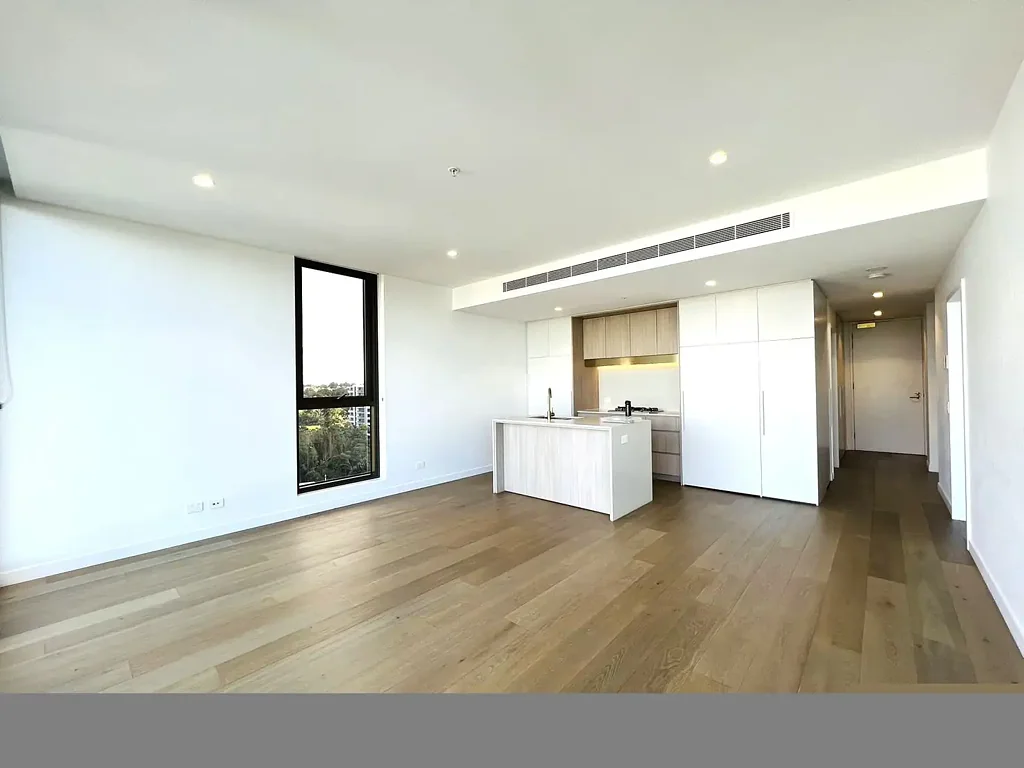 Timber Floor Throughout the Living Area & Kitchen Island & Spacious & Bright & Secure & Quiet & Close to Metro and Shopping Mall