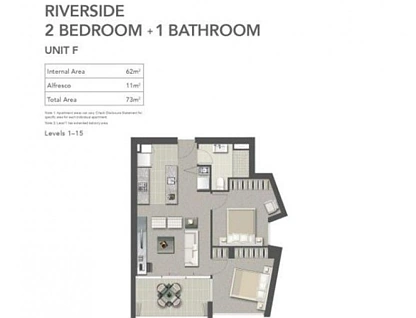 ID:21139629/2 Harbour Road, Hamilton, Brisbane - Northern Region , 2 Bedrooms, 1 Bathrooms, Apartment