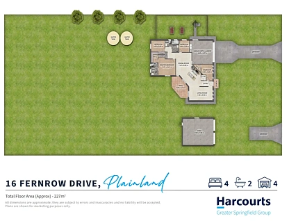 16 Fernrow Drive, Plainland, Lockyer Valley Region, 4房, 2浴, House