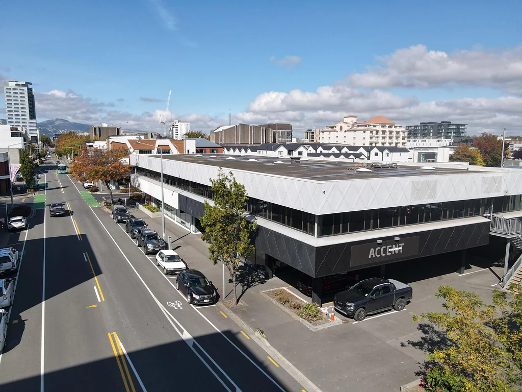 Christchurch Central Central city office with profile
