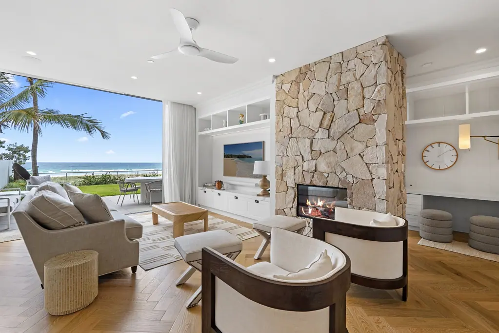 Ground floor fully furnished Apartment of Utmost Luxury Offers Unrivalled Lifestyle on Absolute Beachfront with private yard.