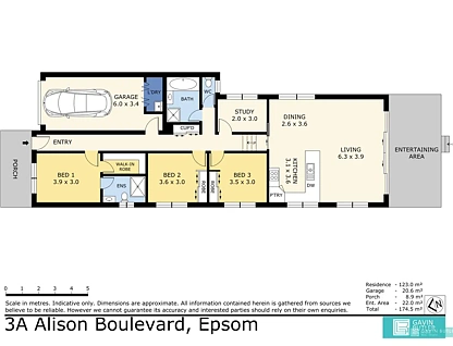 3A Alison Bvd, Epsom, VIC 3551, 3 침실, 2 욕실, House