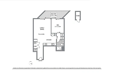 103/19 Barangaroo Avenue, Barangaroo, NSW 2000, 1 slaapkamers, 1 badkamers, Apartment