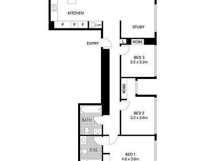 2706/116 Bathurst Street, Sydney, Sydney CBD, 3 Kuwarto, 2 Banyo, Apartment