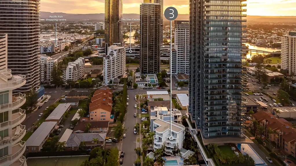 Broadbeach 1બેડરૂમ Scenic Alcove at Santa Anne