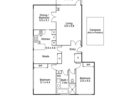 10/78 Tennyson Street, Elwood, Melbourne CBD, 3 غرف, 1 حمامات, Apartment