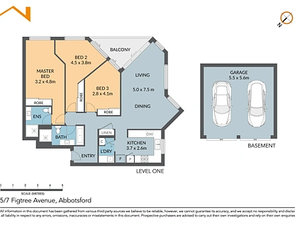 5/7 Figtree Avenue, Abbotsford, Inner West, 3 Bedrooms, 2 Bathrooms, Apartment