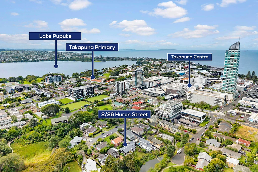 Takapuna 4房 核心区绝版静街私邸！私密全景露台+内进式双车库+木制天花板，毗邻海滩、名校与高速！ Ignore CV — motivated vendor says sell