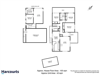 Floor plan - 45 Maning Avenue, Sandy Bay, TAS 7005