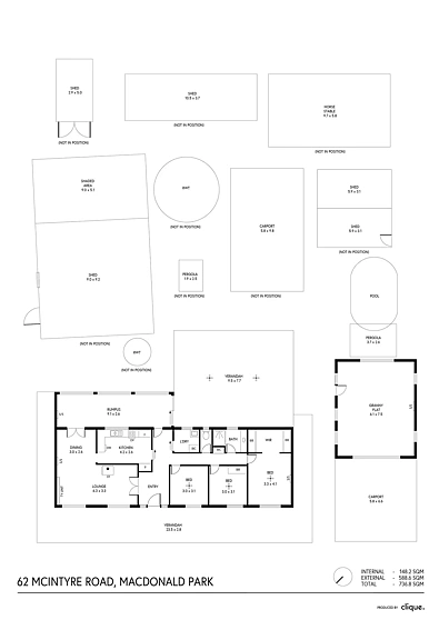 62 Mcintyre Road, Macdonald Park, SA 5121, 4 slaapkamers, 1 badkamers, House