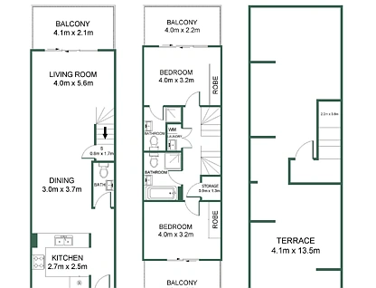 208C/27-29 George Street, North Strathfield, Inner West, 2 침실, 2 욕실, Apartment