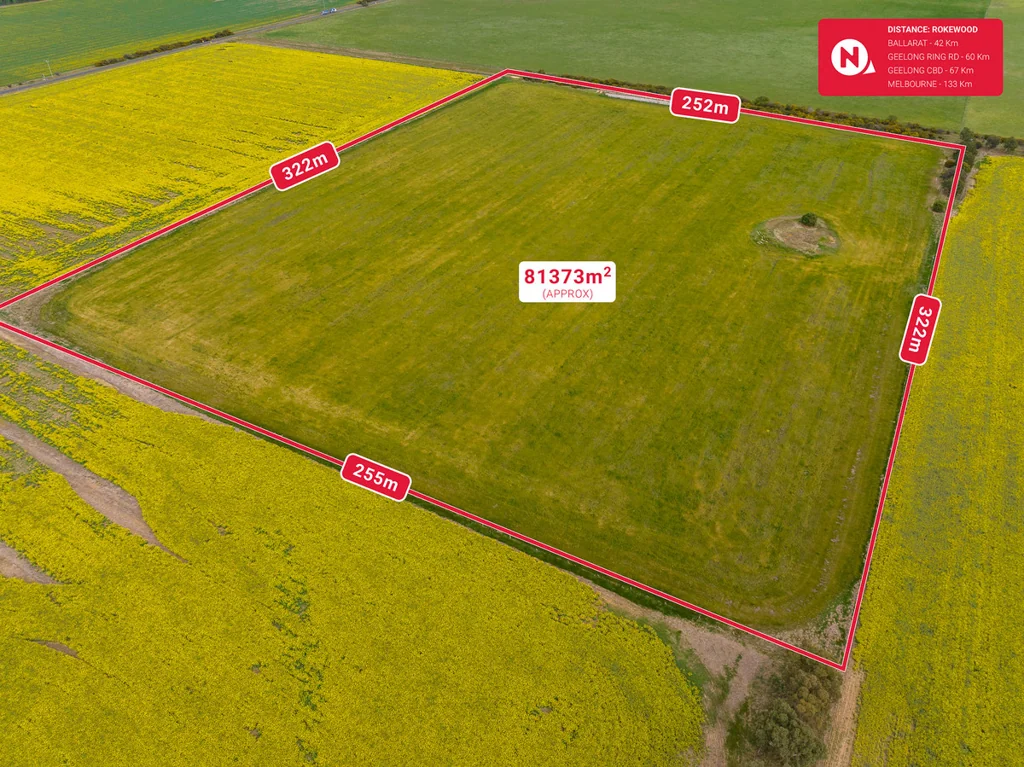 Rokewood Prime Farming Allotment - 81300m2 Approx