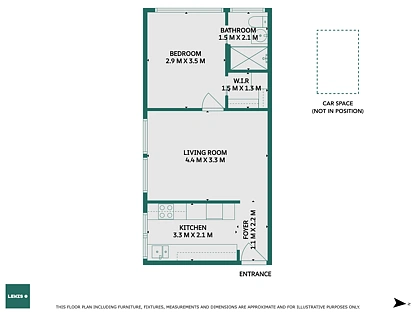 7/15 Shaftesbury Street, Essendon, North Melbourne, 1 chambres, 1 salles de bain, Apartment
