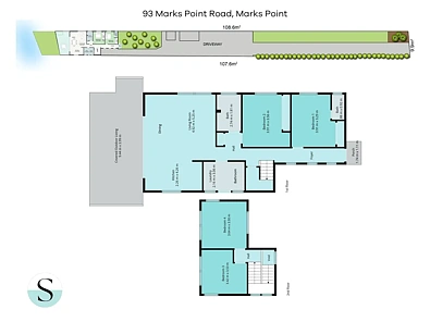 93 Marks Point Road, Marks Point, NSW 2280, 4房, 2浴, House