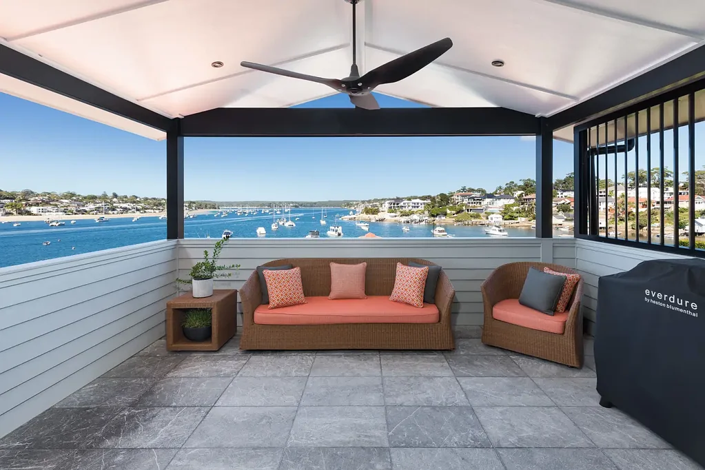 Architectural Living With Water Views