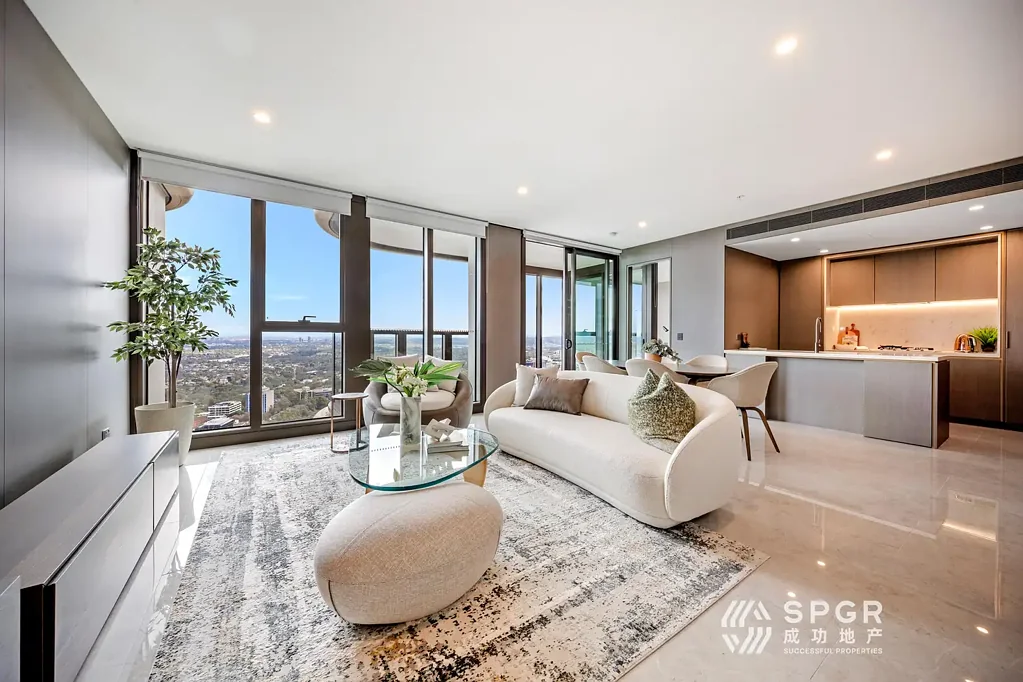 St Leonards 3 Bedroom The Zenith of Sydney Luxury – Tri-Bed, Tri-Bath Sky Sanctuary Above St Leonards