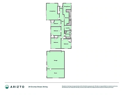 24 Orontes Street, Shirley, Christchurch City, 4 Kuwarto, 1 Banyo, House