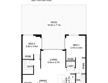 102A/60 Nancarrow Avenue, Meadowbank, Upper North Shore, 2 chambres, 2 salles de bain, Apartment