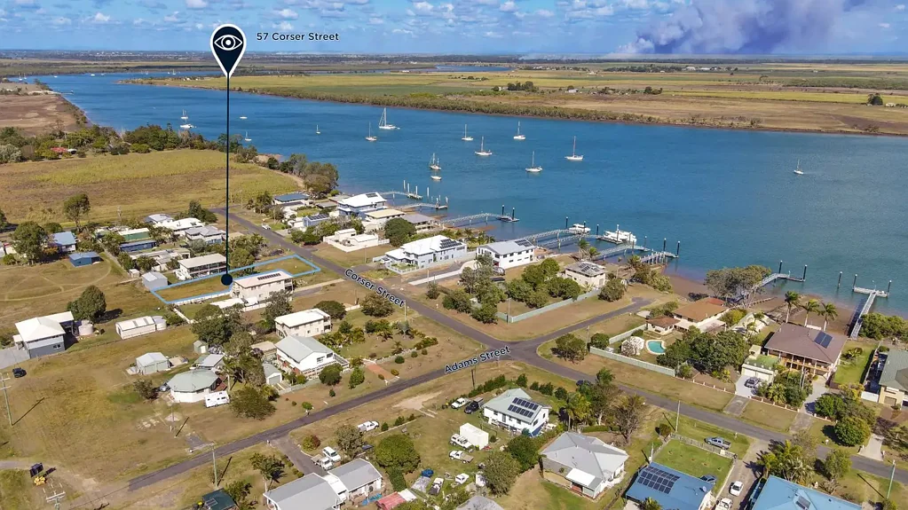 Burnett Heads Vacant ¼ acre block … across from the Burnett River